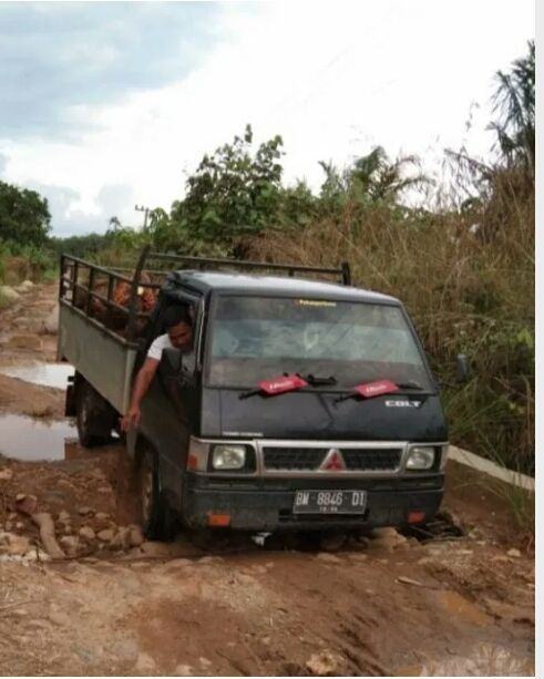 Pembangunan Jalan dan Plat Duiker di Ujung Batu, Warga Kecewa