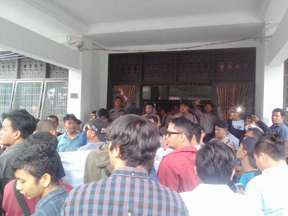 PU Medan Didemo, FP3SU: Bersihkan Pejabat Bermental Koruptor