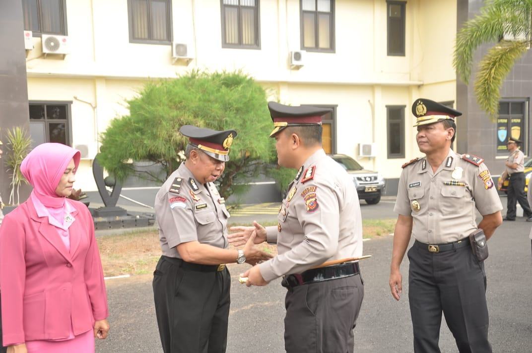 Kapolres Banjar, Pimpin Upacara Korp Raport Kenaikan Pangkat