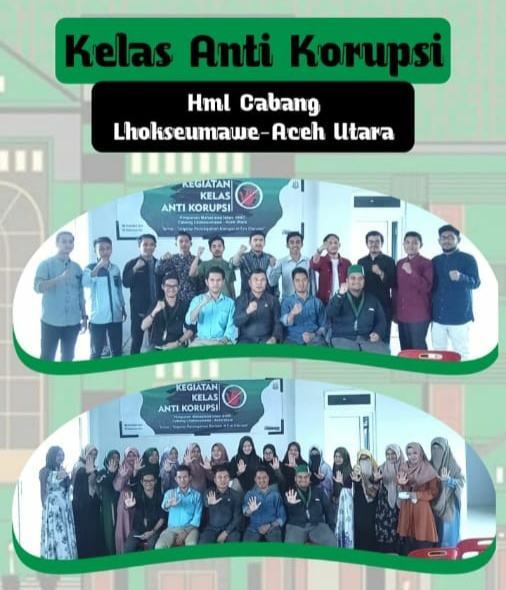 HMI Lhokseumawe, Buka Kelas Anti Korupsi