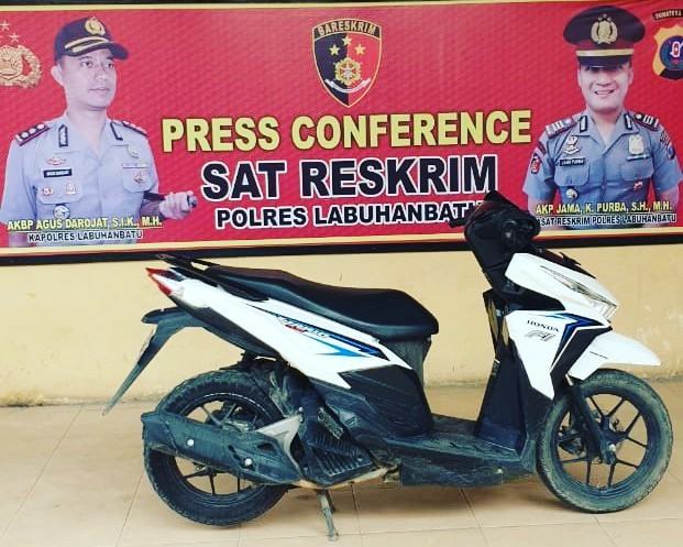 Curanmor Labuhanbatu, Dua Pelaku Kandas Ditangan Unit Resum Polres