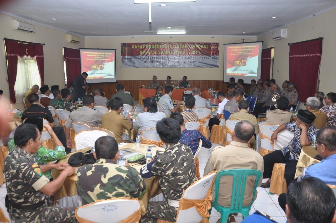 Operasi Lilin Lodaya Tahun 2019, Polres Banjar Gelar Rakor