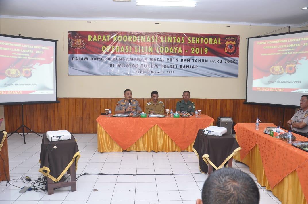 Operasi Lilin Lodaya Tahun 2019, Polres Banjar Gelar Rakor