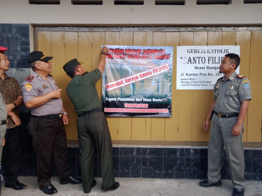 Gereja Santo Filipus, Kapolres Banjar : Masyarakat Jangan Terprovokasi