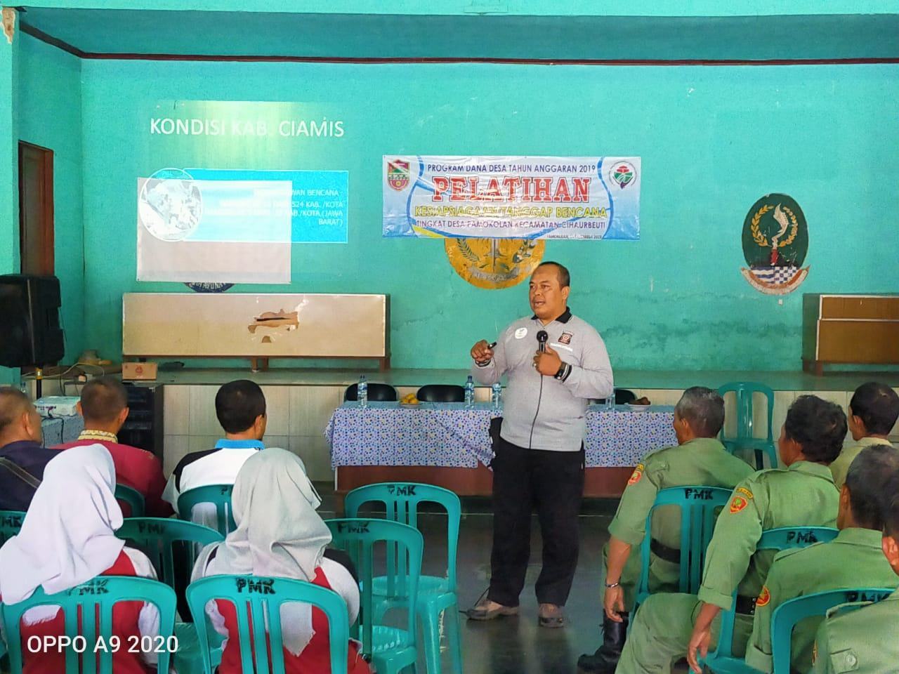 Tagana Ciamis, Narasumber Pelatihan Kesiapsiagaan Tanggap Bencana
