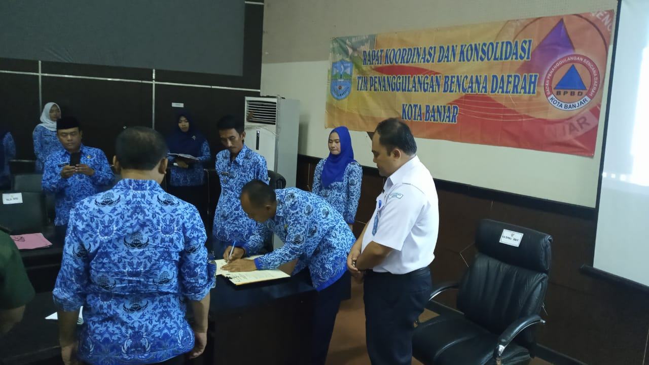 BPBD Banjar, Gelar Rakor Kesiapsiagaan Bencana