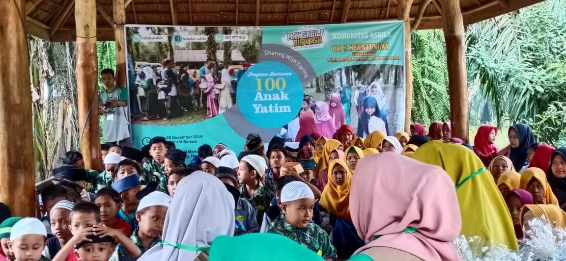 Komunitas Sabila, Sehari Piknik Bersama 100 Anak Yatim
