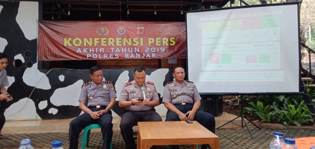 Kriminalitas di Banjar Tahun 2019 Menurun, Dibandingkan 2018