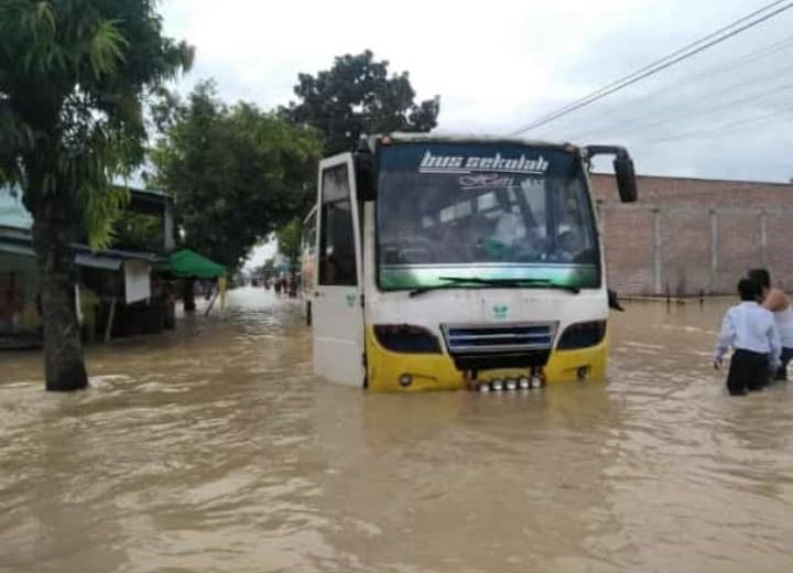 Banjir di Tebing Tinggi, Akses Menuju Kota Putus Total