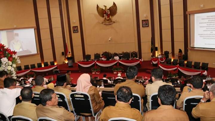 Plt Walikota Sampaikan Ranperda Penyelenggaraan Administrasi Kependudukan dan Kearsipan