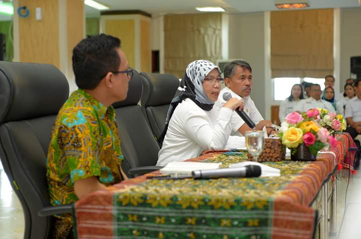 Rapat Penyusunan LPPD dan LKPJ 2019, Sabrina Minta Kabupaten/Kota Siapkan Laporan Lebih Cepat