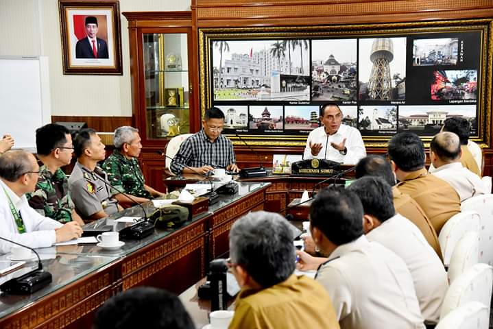 Antisipasi Penyebaran Coronavirus, Gubsu Instruksikan Pembentukan Tim Khusus