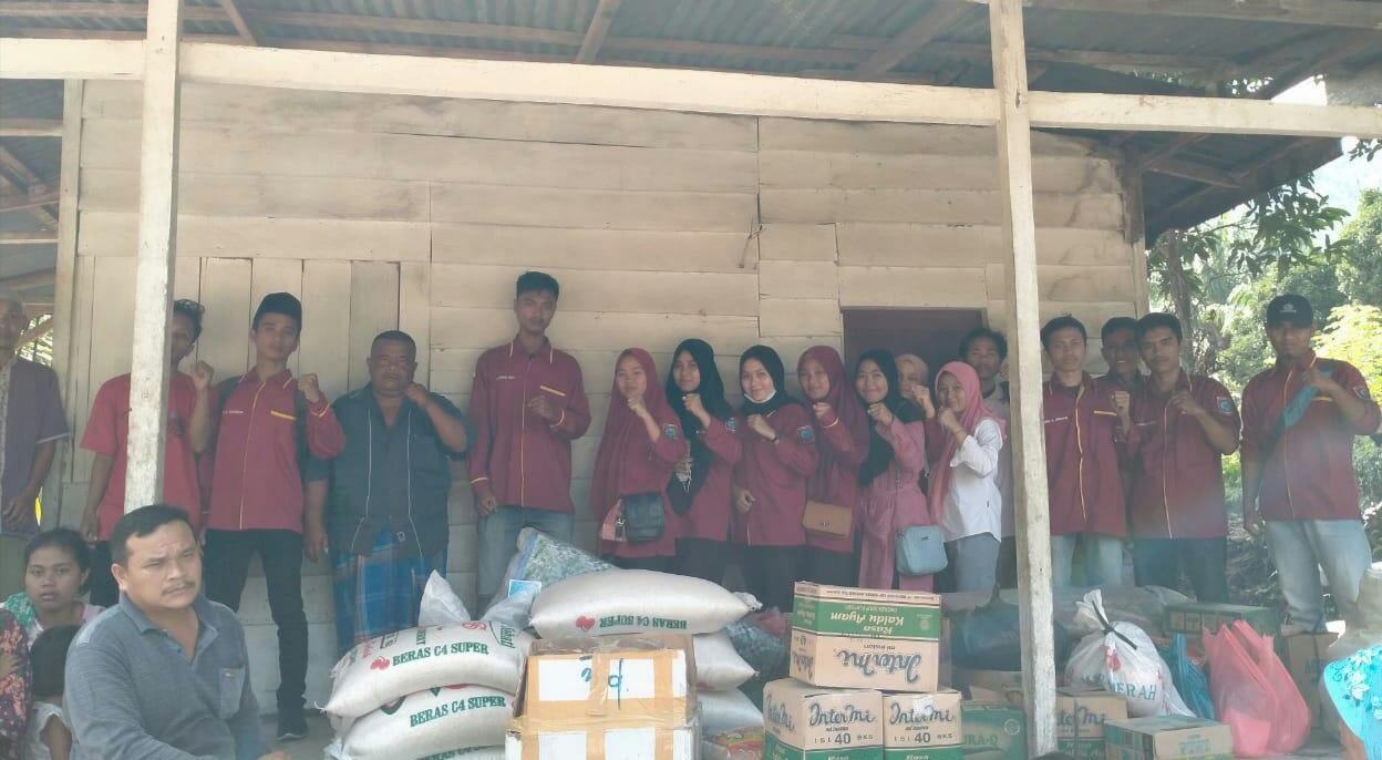 Gema Labura, Serahkan Bantuan untuk Korban Banjir Bandang di Desa Hatapang