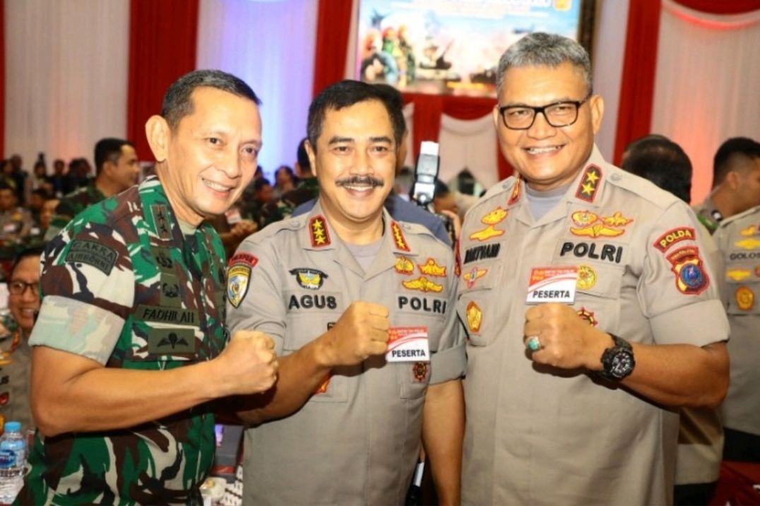 Dampingi Kapolri, Komjen Pol Agus Andrianto Hadiri Rapim TNI-POLRI 2020
