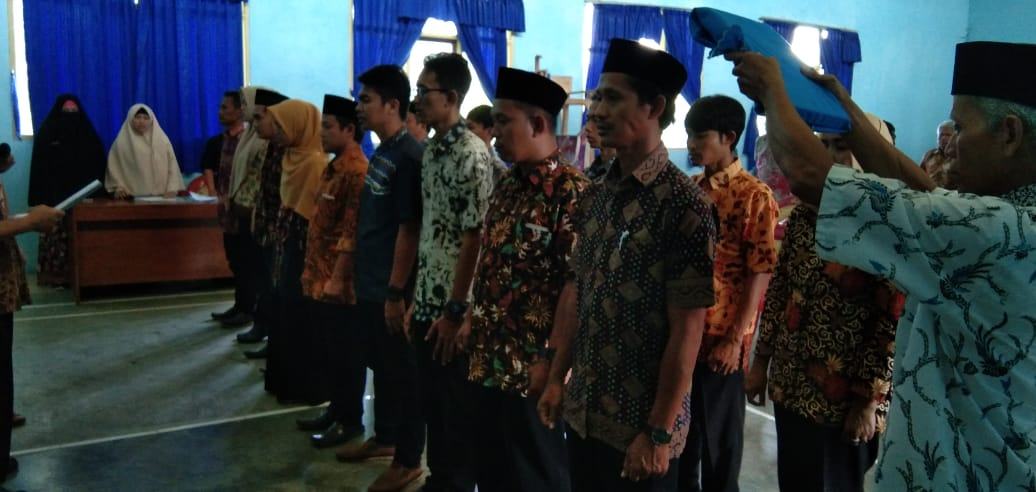 Pilkades Serentak 2020, BPD Sukahurip Lantik Panitia Pemilihan Kepala Desa