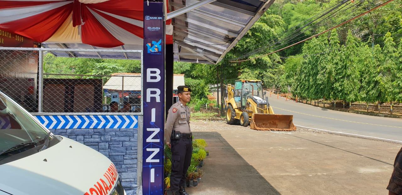 Awal 2020, Kapolres Banjar Cek Kondisi Tanah Longsor