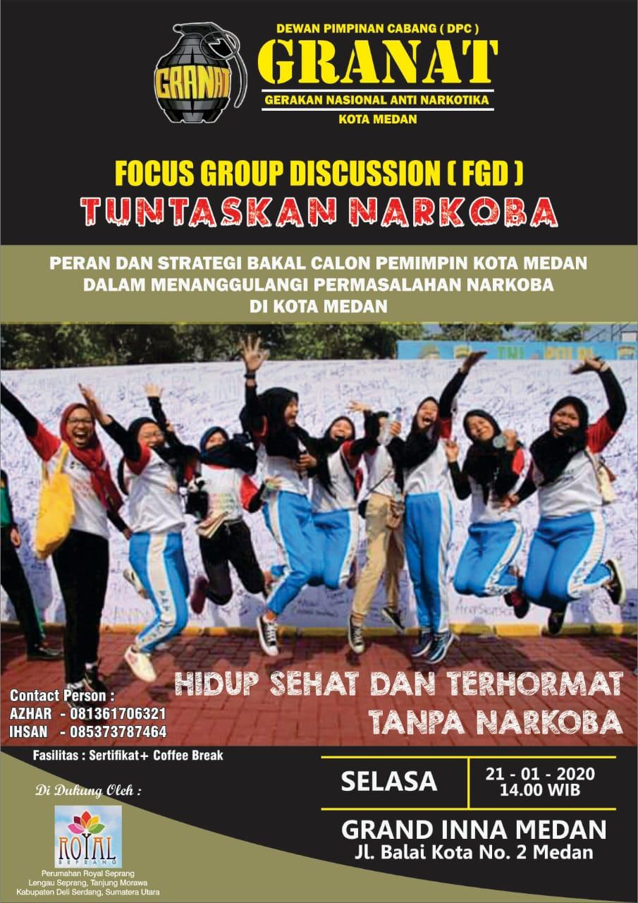Granat Gelar FGD, Tuntaskan Narkoba di Kota Medan