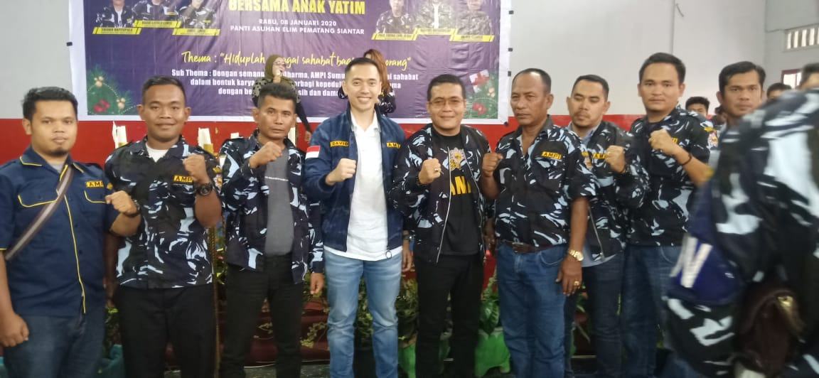 Natal dan Tahun Baru, DPD AMPI Sumut bersama Anak Yatim