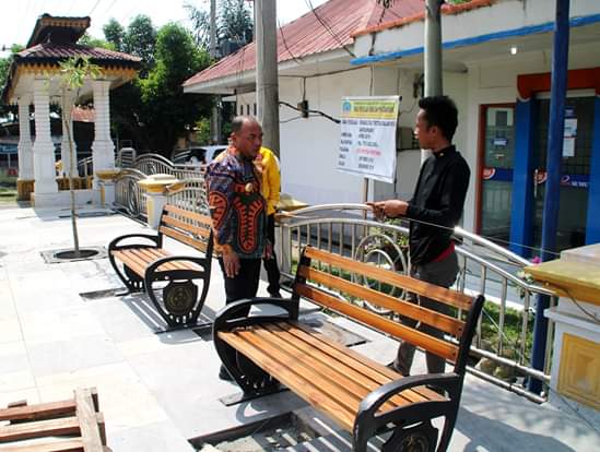 Bupati dan Sekda Labuhanbatu, Tinjau Rehabilitasi Trotoar dalam Kota Rantauprapat