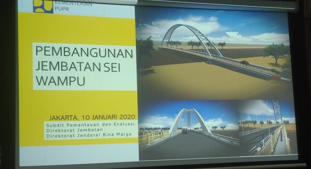 Jembatan Sei Wampu Langkat Mangkrak