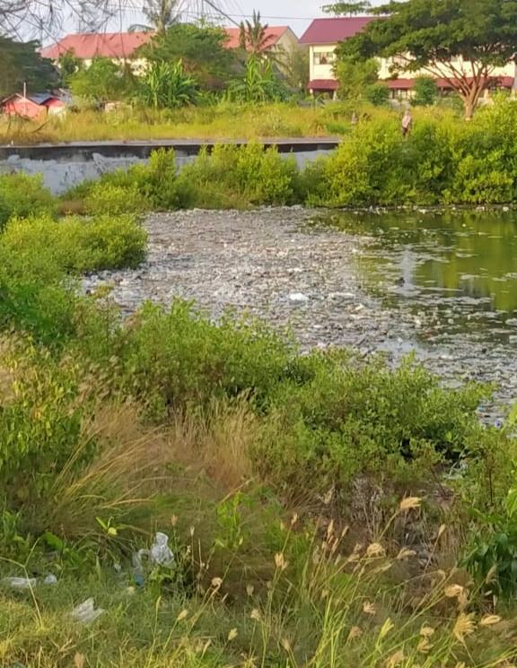 Sampah di Waduk, HMI Hukum : Wajah Kota Lhokseumawe Cacat Karena Sampah