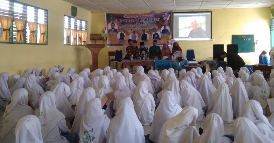 OSIM MAN 1 Langkat, Adakan Seminar Motivasi Pendidikan dan Sosialisasi Beasiswa