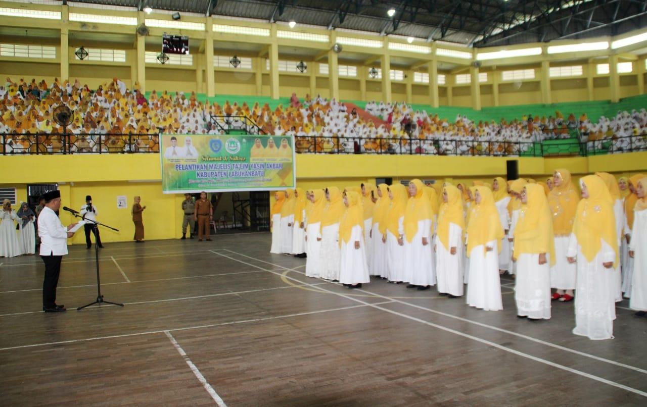 Bupati Labuhanbatu, Lantik Pengurus Majelis Ta’lim Yasin Akbar