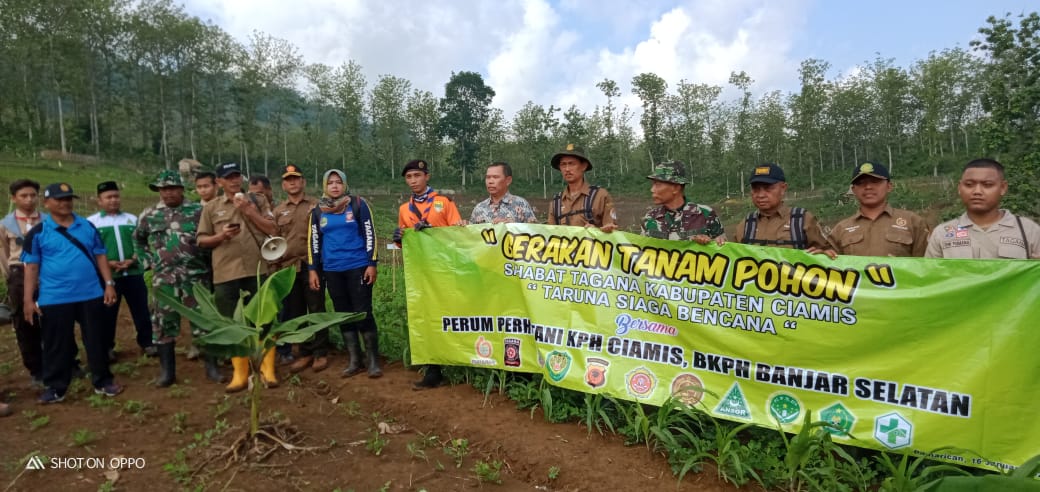 Koramil 1316/Pamarican, Lakukan Kegiatan Gerakan Tanam Pohon