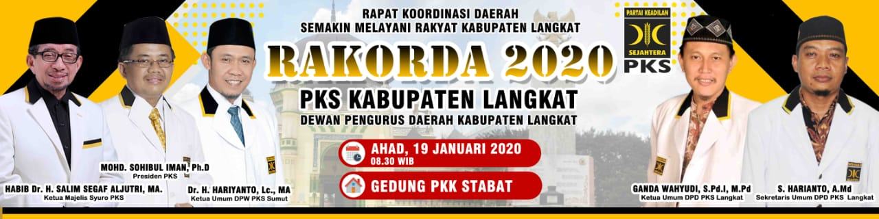 DPD PKS Langkat, Adakan Rapat Koordinasi Daerah