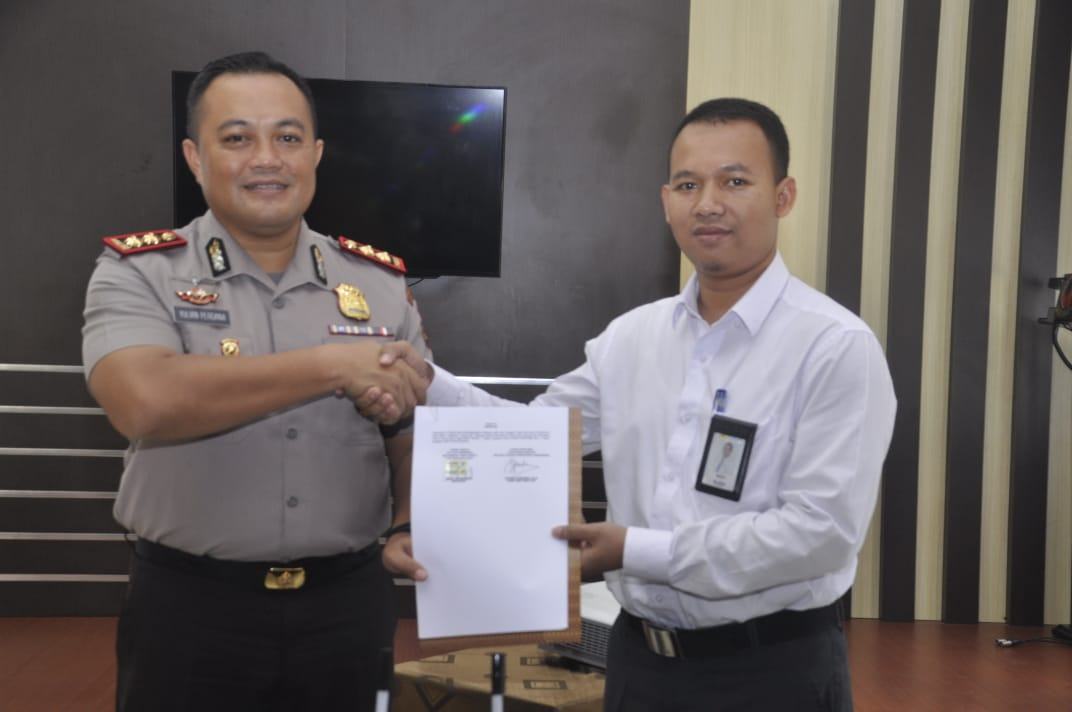Polres Banjar, Tandatangani Nota Kesepahaman dengan PLN dan PDAM