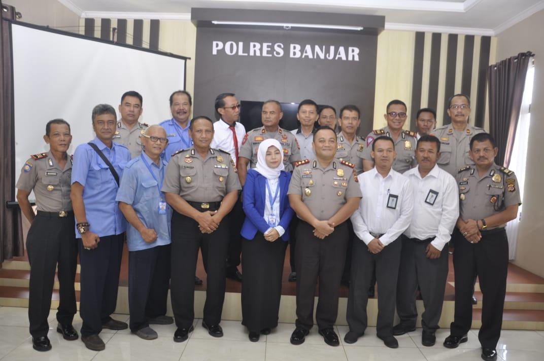 Polres Banjar, Tandatangani Nota Kesepahaman dengan PLN dan PDAM