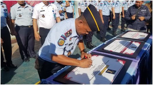 Lapas Kelas IIB Langsa, Apel Pencanangan Pembangunan Zona Integritas 