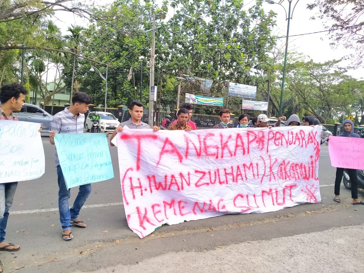 Aksi JMM, Dugaan Adanya Jual Beli Jabatan di Kemenag Sumut