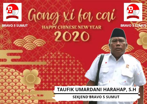 Bravo 5 Sumut, Ucapkan Selamat Tahun Baru Imlek