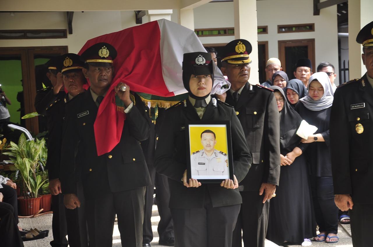 Kapolres Banjar, Kenang Almarhum Aiptu Sunardi Berdedikasi Tinggi