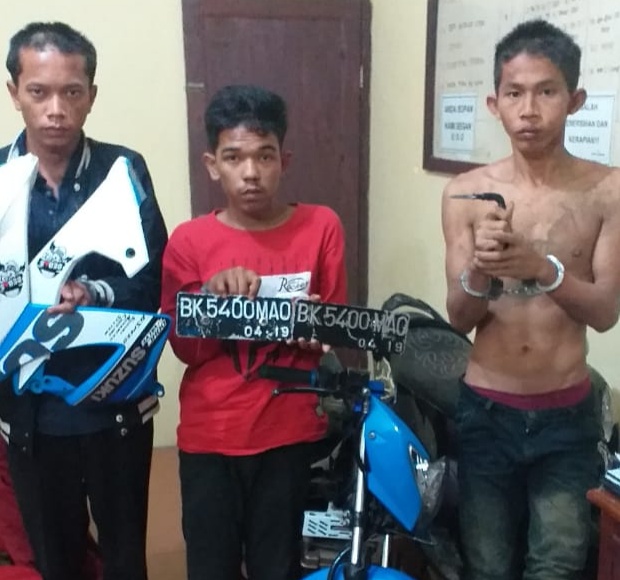 Curanmor di Deli Serdang, Polisi Berhasil Tangkap 3 Pelaku