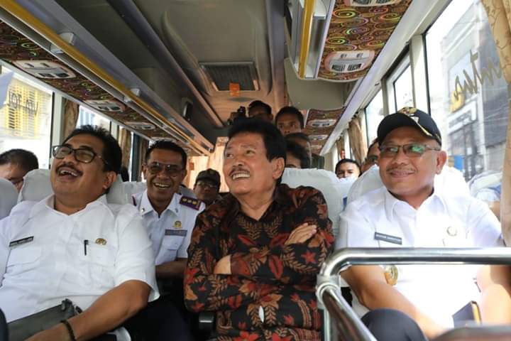 Plt Walikota Medan Ujicoba Lintasan Massal Skema BTS