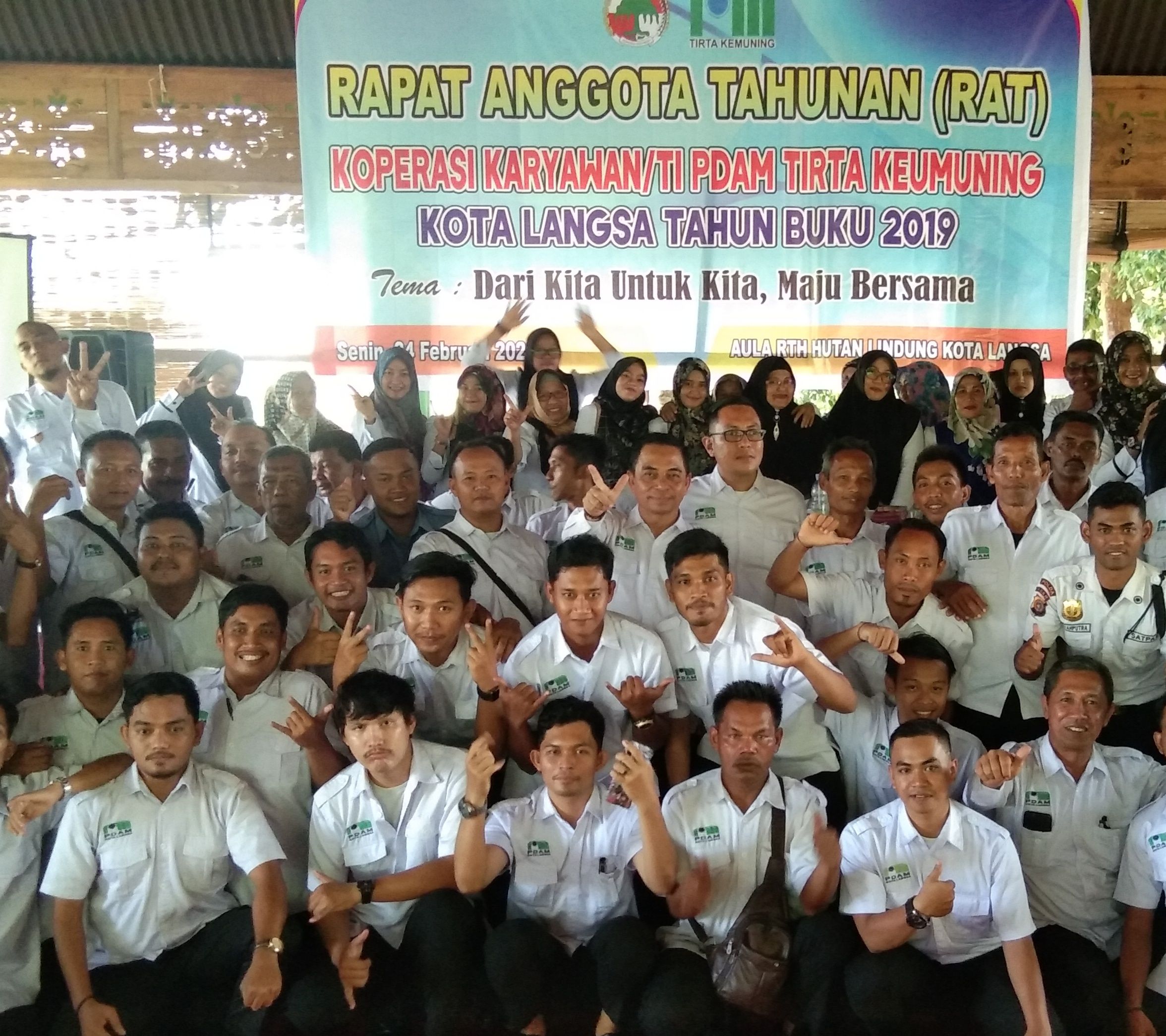 Koperasi Karyawan PDAM Tirta Kemuning, Laksanakan Rapat di RTH Langsa