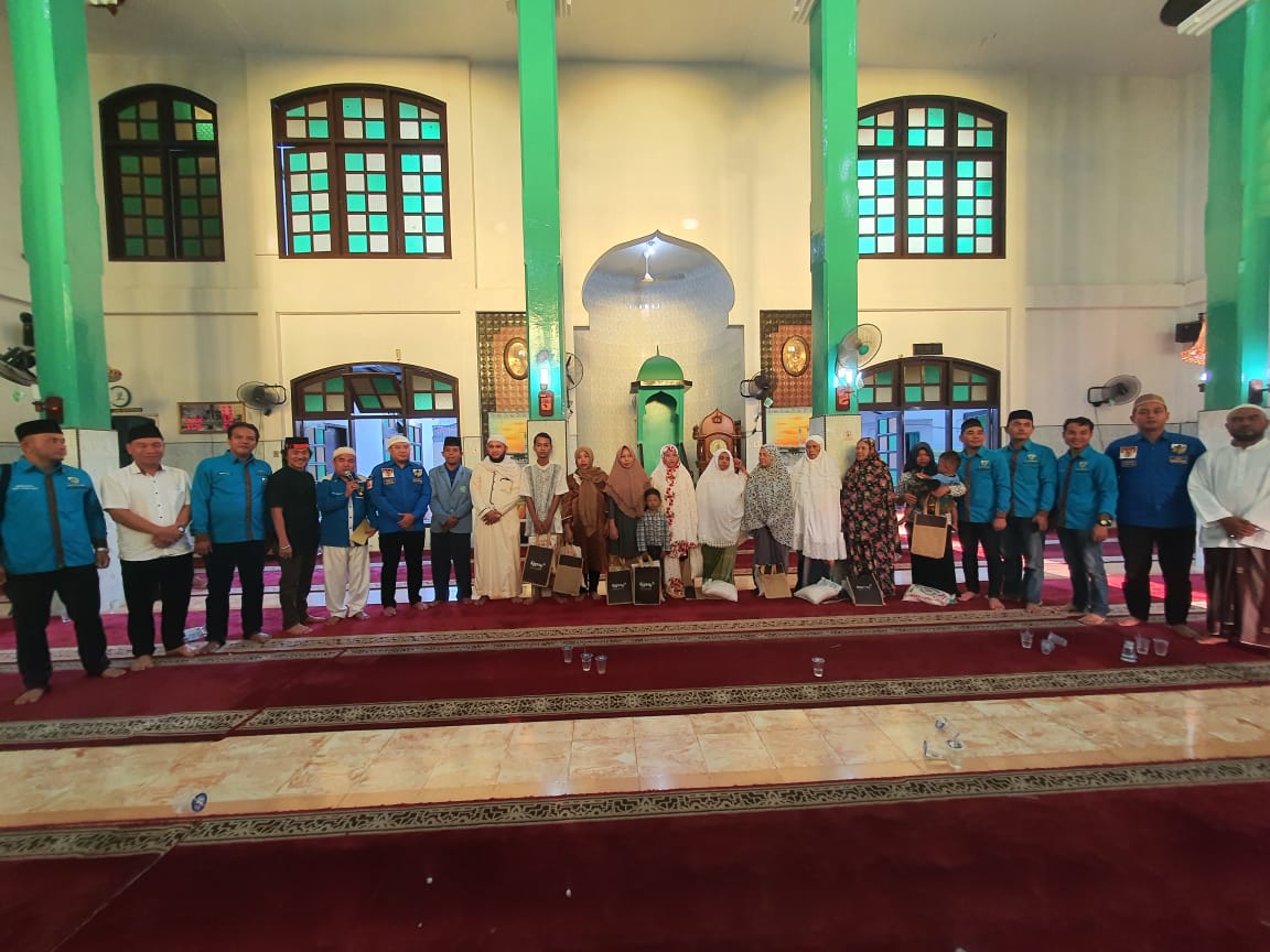 KNPI Medan Area, Aksi Gerakan Subuh Berjamaah Serta Santunan untuk Dhu'afa