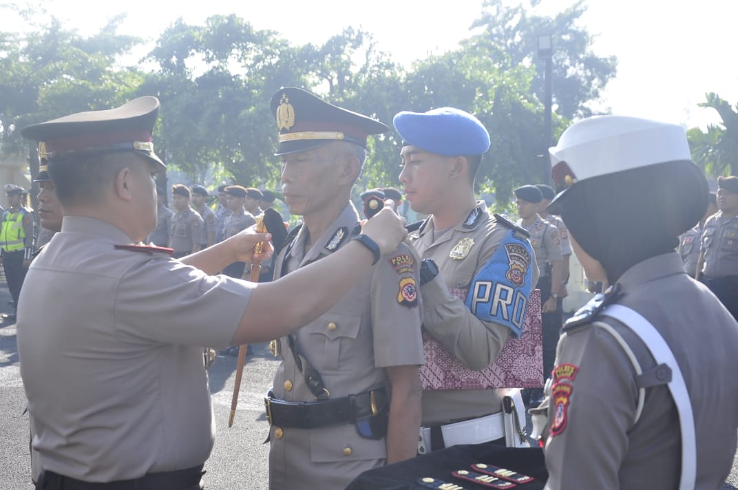 Kapolres Banjar, Pimpin Upacara Sertijab Kapolsek Langensari