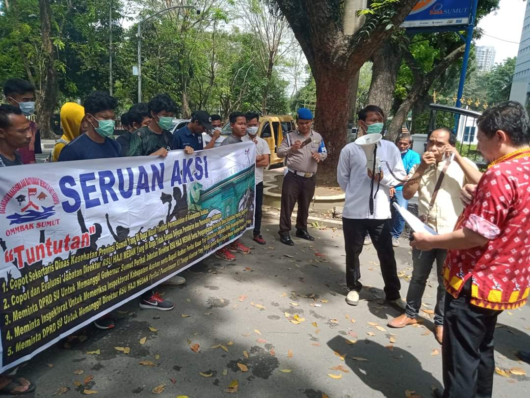 OMMBAK Sumut, Minta Copot Sekretaris Dinas Kesehatan Provsu