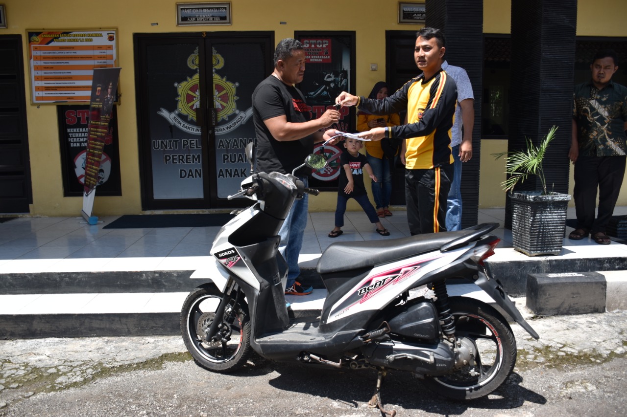 Satreskrim Polres Banjar, Kembalikan Barang Bukti kepada Pemiliknya