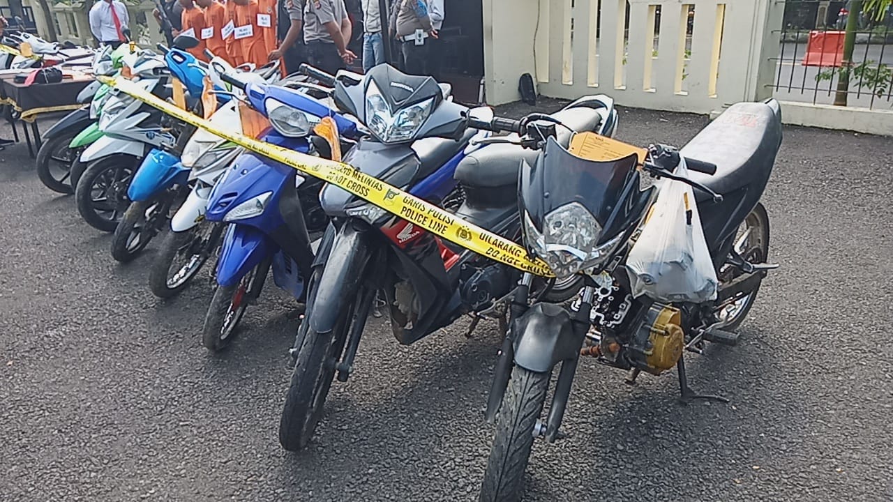 Polres Banjar, Berhasil Mengungkap Sindikat Pencurian Kendaraan Bermotor