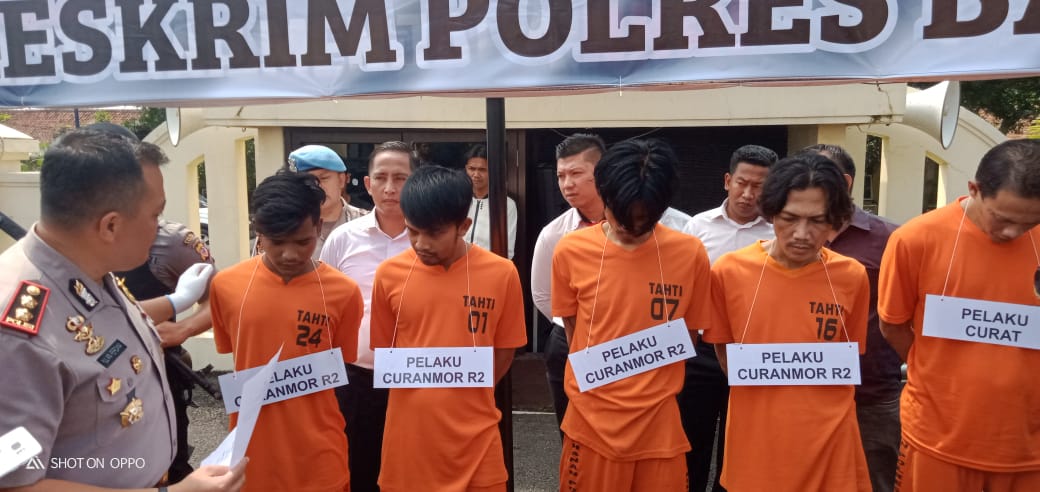 Polres Banjar, Berhasil Mengungkap Sindikat Pencurian Kendaraan Bermotor