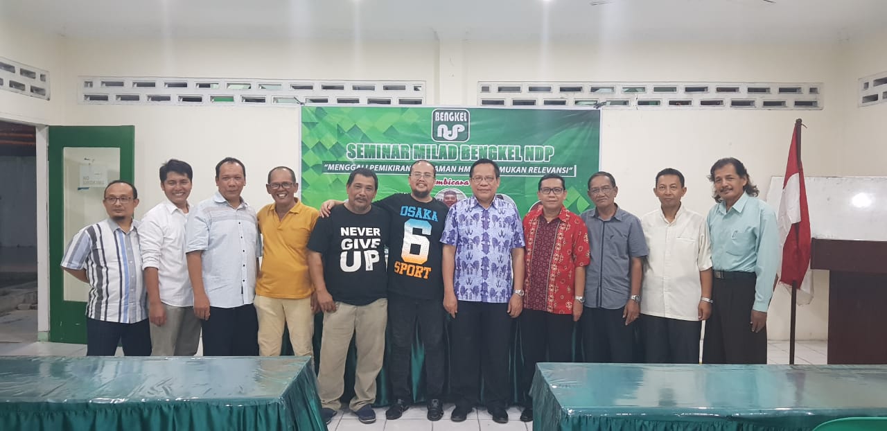 Ketua MW KAHMI Sumut, Hadiri Seminar Milad Bengkel NDP