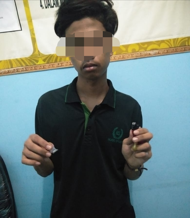 Polsek Beringin, Amankan Seorang Pemuda Pemilik Narkotika