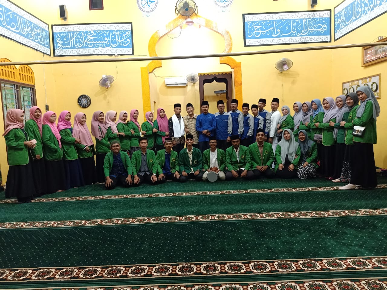 Wujudkan Langkat Religius, KKN STAI-JM Tanjung Pura Laksanakan Tabligh Akbar dan Haflah Quran