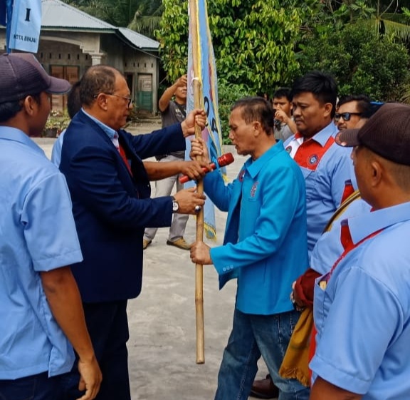 F SPTSI Binjai, Rizaldi Mavi Melantik Abdin Zaini Sebagai Ketua