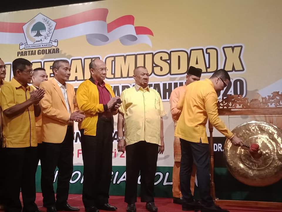 Musda Golkar Sumut, Yasir Ridho Terpilih Secara Aklamasi