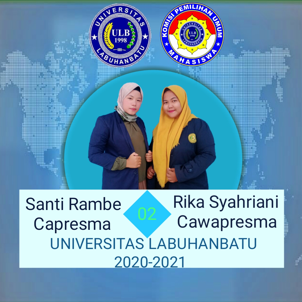 PEMIRA ULB: Pasangan Capres dan Cawapres 02, Kolaborasi Antar Mahasiswa adalah Modal Kita